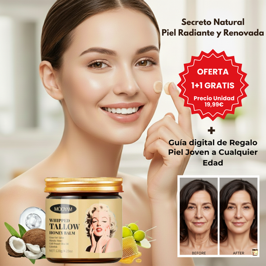 Crema de Sebo y Miel: El Secreto Natural para una Piel Radiante y Renovada