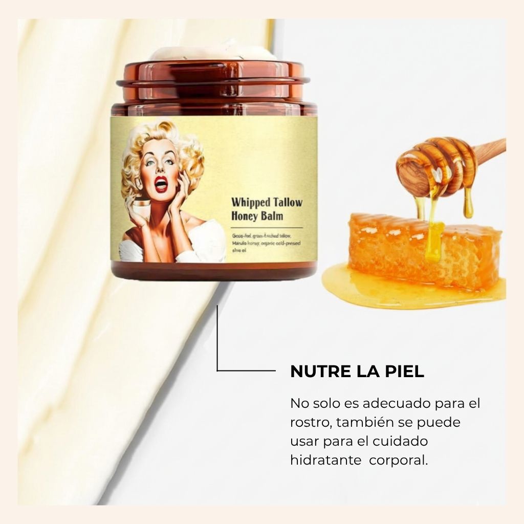 Crema de Sebo y Miel: El Secreto Natural para una Piel Radiante y Renovada