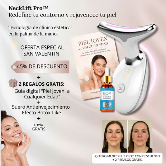 NeckLift Pro™ Masajeador Facial y de Cuello Anti-Edad.
