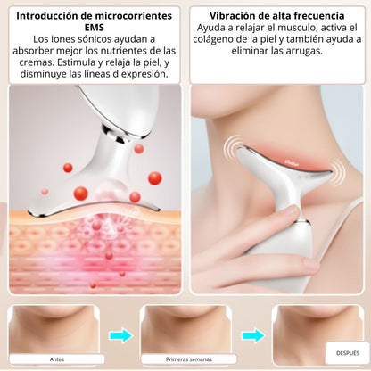 Mireal Essence – NeckLift Pro™ Masajeador Facial y de Cuello Anti-Edad.