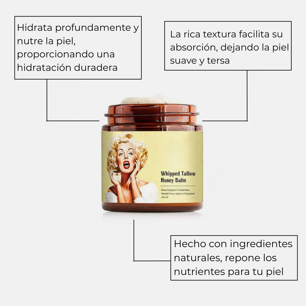 Crema de Sebo y Miel: El Secreto Natural para una Piel Radiante y Renovada