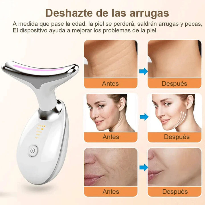 Mireal Essence – NeckLift Pro™ Masajeador Facial y de Cuello Anti-Edad.